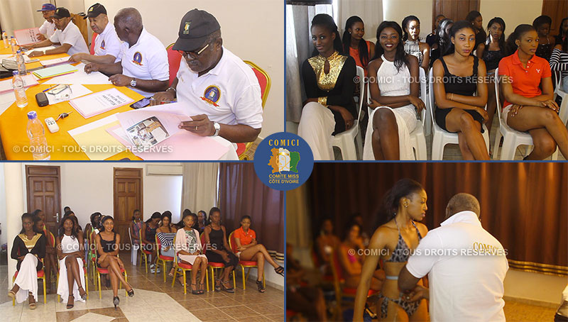 Miss CI 2017 - Casting serré à Bouaké : 26 prétendantes, 14 éliminées
