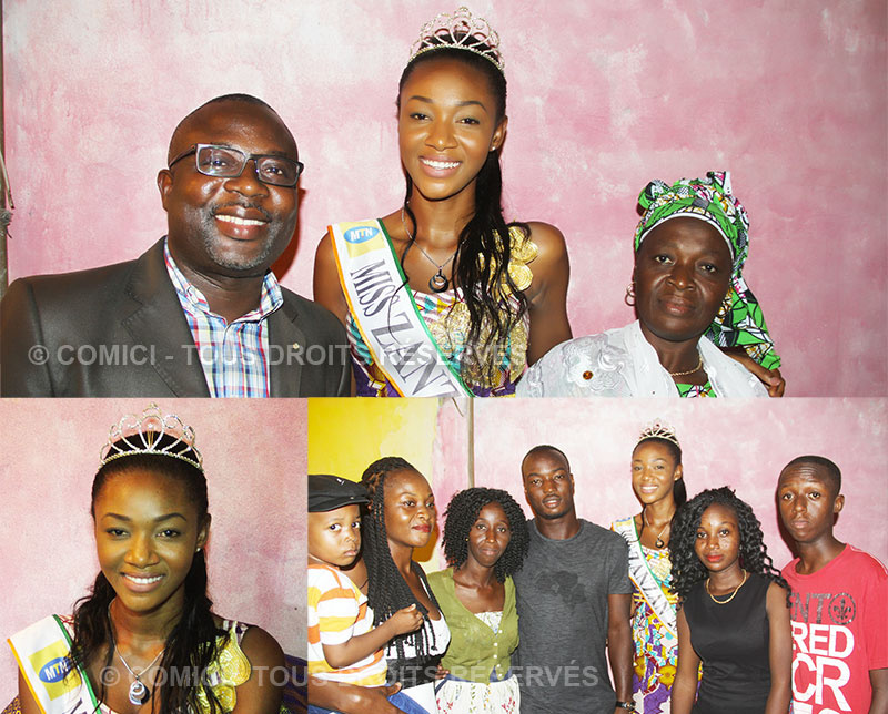 Miss Côte d'Ivoire 2017 : Après son sacre à Bondoukou : Le retour triomphal pour Mandjalia Gbane