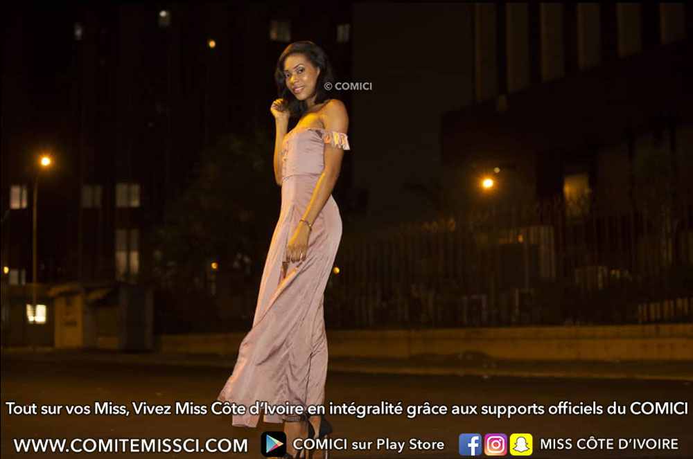 Miss Côte d'Ivoire 2018 - M’Gbakou Marie-Ange, N° 17 : Elle incarne une beauté humble et naturelle