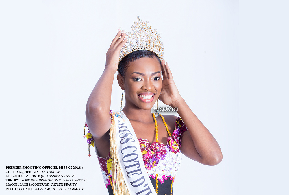Miss Côte d’Ivoire 2018 : Suy Fatem, celle qui a eu l'audace de se présenter à la finale avec les cheveux courts a fini par l'emporter ! 