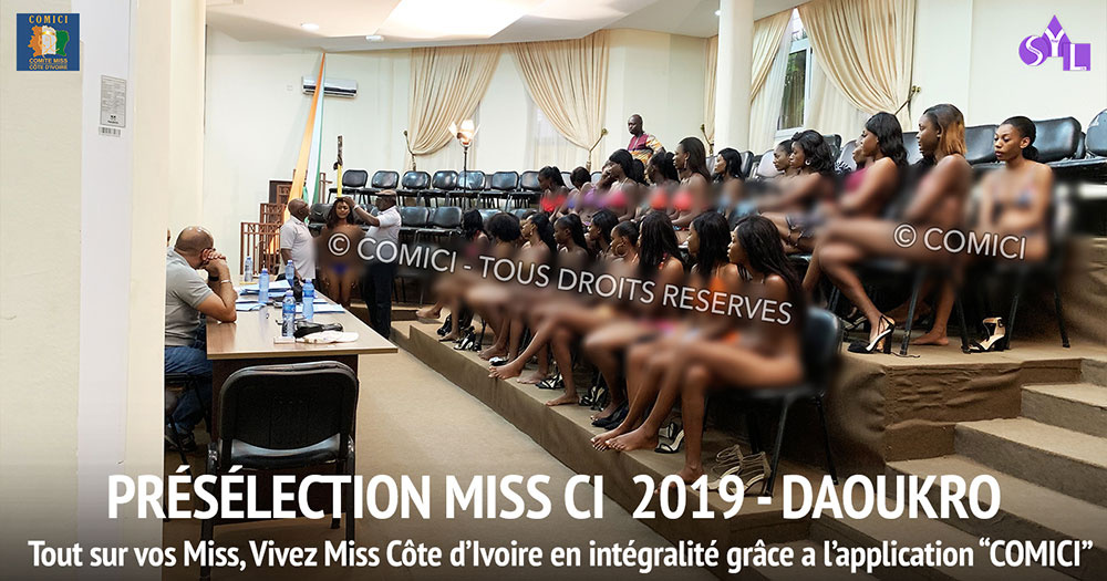 Miss Côte d'Ivoire 2019 : 36 candidates pour la ville de Daoukro , Une extrême rareté !! Ne manquez rien de cette présélection 